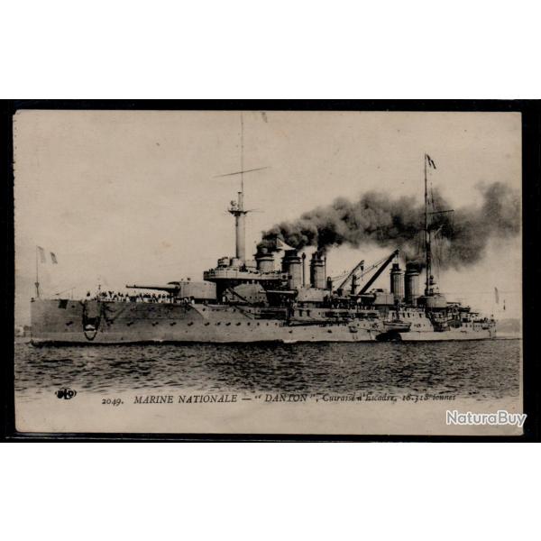 CPA- MARINE NATIONALE - " DANTON " Cuirasse d'Escadre N3385