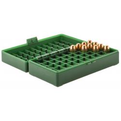 Boîte de rangement Vert 50 munitions cal. 45 ACP MEGALINE