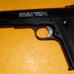 REPRODUCTION EN PLASTIQUE DU COLT MK IV GOVERNMENT MODEL 45 AUTOMATIC CALIBER