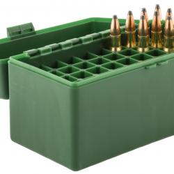 Boîte de rangement Vert 50 munitions cal. 30-06 MEGALINE