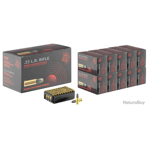 Cartouches  22LR  Geco Riffle  X 500