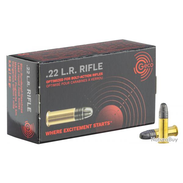 Cartouches  22LR  Geco Riffle  X 50