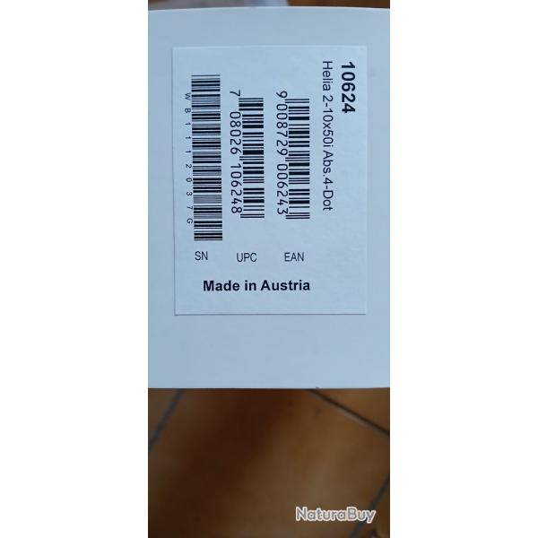 Lunette kahles helia 2-1050i