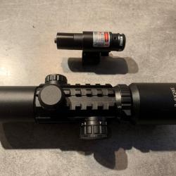 Combo lunette et laser