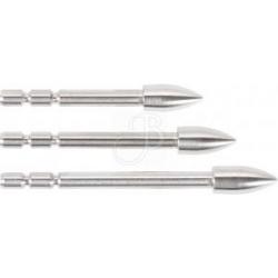 CROSS-X - Pointe Tungstène 3.2/.126" (x12) 120-140 grains 5.2