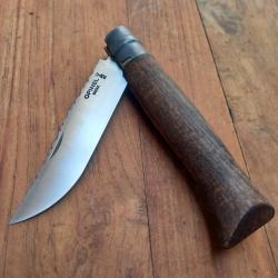 Joli Couteau OPINEL N 10 avec Tire Bouchon  Manche en Bois
