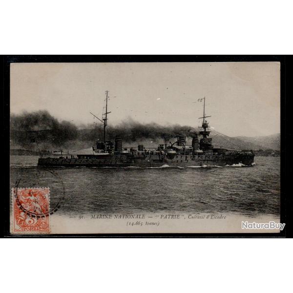 CPA - MARINE NATIONALE - "PATRIE " Cuirasse d'Escadre  - N3014