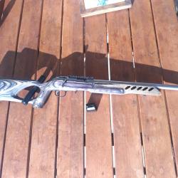 Ruger American Rimfire Thumbole Target lamellé Inox