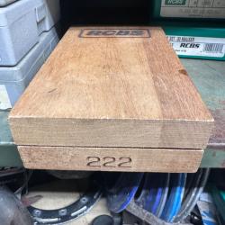 Outils 222 Rcbs boîte bois