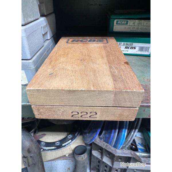 Outils 222 Rcbs bote bois