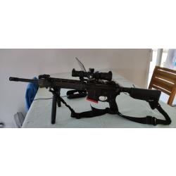 Springfield Armory Saint M-Lok  calibre 223 + Lunette Discovery  2-12x24 avec montage + Bi-pied