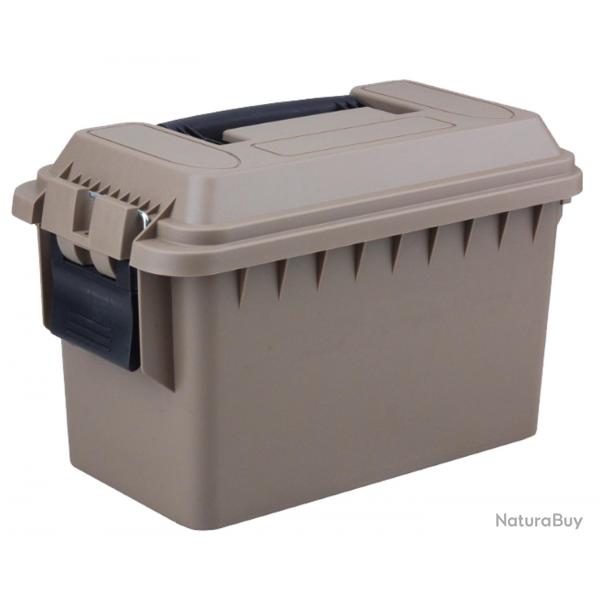 Caisse munitions polymre Tan cal.50 30X16X17.5 cm FOT - Focus On Tools