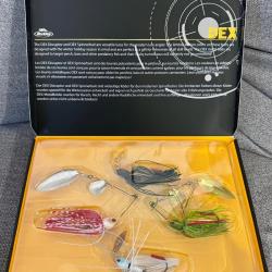 dex metal baits limited edition gift box berkley , avec 2 spinnerbaits et 2 chatterbaits
