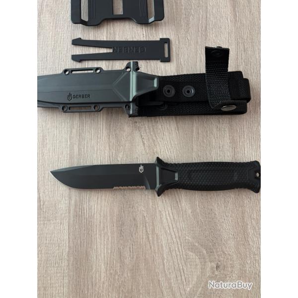Gerber strongarm noir lame mixte (neuf)