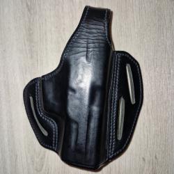 Étui holster flatguard cuir port civil pistolet GK PRO