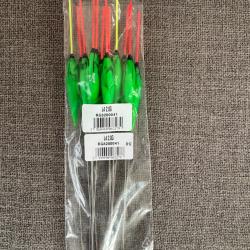 12 flotteurs au coup ragot 2gr couleur vert