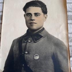 Photo d'un soldat du 163 eme régiment d'infanterie, ww1,14/18, combats de la Marne ,chemin des dames