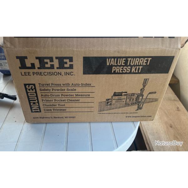 Kit presse Lee 4 hole Value complete