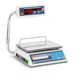 Balance poids-prix - Calibrage certifié - 30 kg - Écrans LED opposés 14_0000667