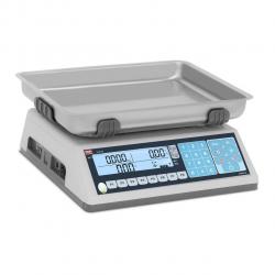 Balance poids-prix - Calibrage certifié - 30 kg / 10 g - Écrans LCD opposés 14_0000669