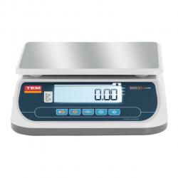 Balance de table cuisine pèse aliment - Calibrage certifié - 15 kg / 5 g - Écrans LCD côtés vendeur