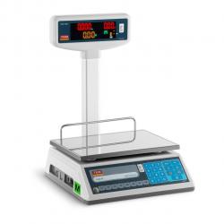 Balance poids-prix avec afficheur LED sur trépied - Calibrage certifié - 6 kg/2 g - 15 kg/5 g 14_00