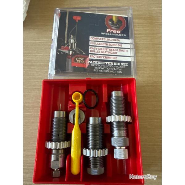 JEU D'OUTILS 3P LEE AVEC SUPPORT DOUILLE 222 REM
