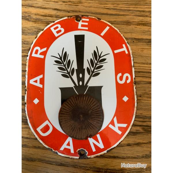 Plaque maille allemande RAD WW2
