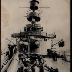 CPA - Marine Militaire  - Tourelle de chasse de canons couples de 305 m/m - N°3097