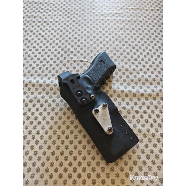 Holster kydex Glock 17 - g code plateforme RTI - rtention LV2