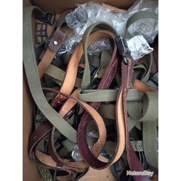 Vend lots de divers bretelle pour armes et autre