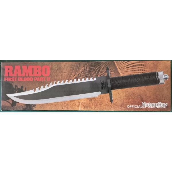 Couteau Rambo First Blood part II  9294 du groupe Hollywood Collectibles
