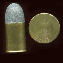 .450 Bull Dog - marquage en relief  : 450 - amorce central interne