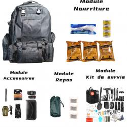SAC KIT D'EVACUATION D'URGENCE ET SURVIE 72H