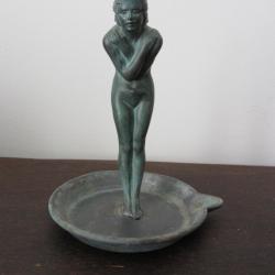 Sculpture Max Le Verrier "La Frileuse" 1930
