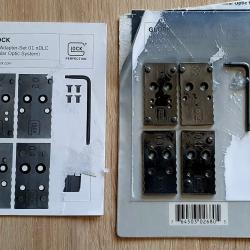 Plaques adaptatrices glock pour point rouge MOS adapter set 01