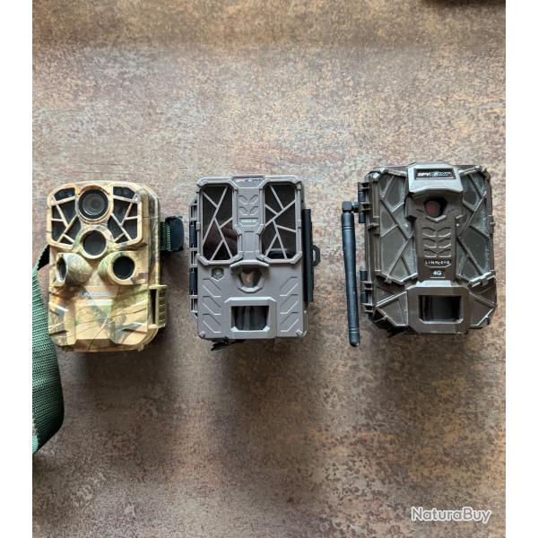 Lot de 3 camras ( 2 SPYPOINT, 1 Num'Axes)
