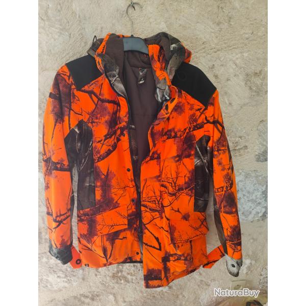 Manteau de chasse hiver 2 en 1