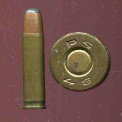 .351 Winchester Self Loading - RARE et intéressant marquage militaire espagnol : PS 48