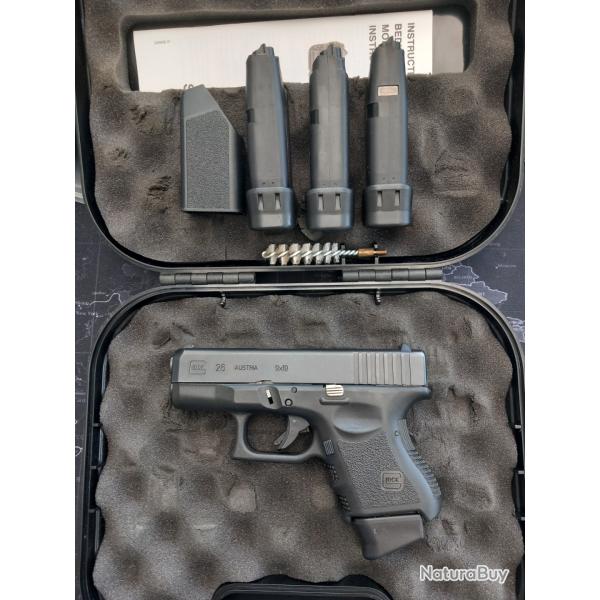 Vends Glock G26 9x19