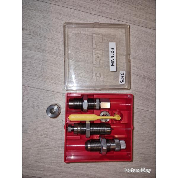 Outil rechargement LEE 9x19 + jauge 9x19