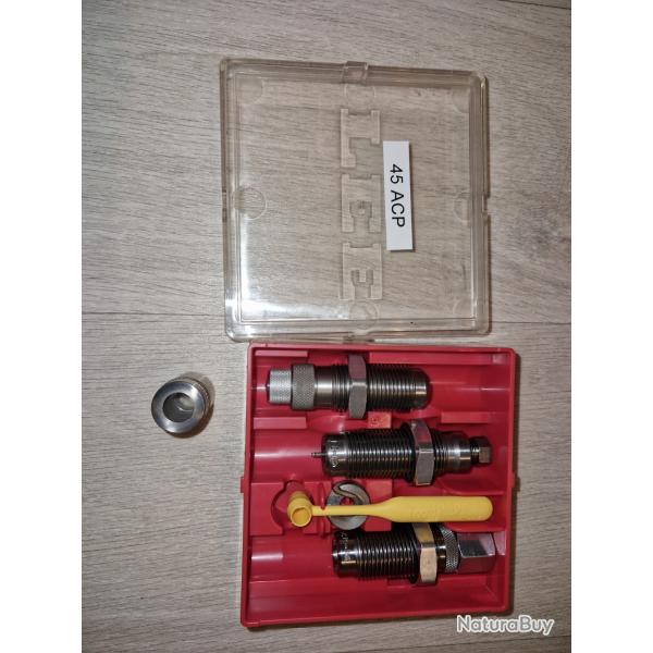 Outil rechargement LEE 45acp + jauge 45acp
