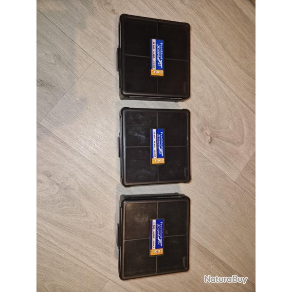 3 botes de rangement munitions 44mag arsenal