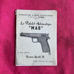 Brochure sur le pistolet Automatique MAB