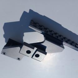 Montage tactique universel tri rail Picatiny pour pistolet