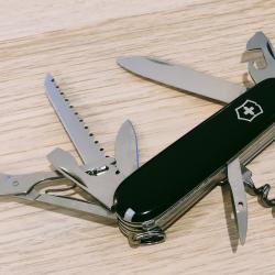 Victorinox couteau suisse Huntsman Vintage 1985-1991 noir