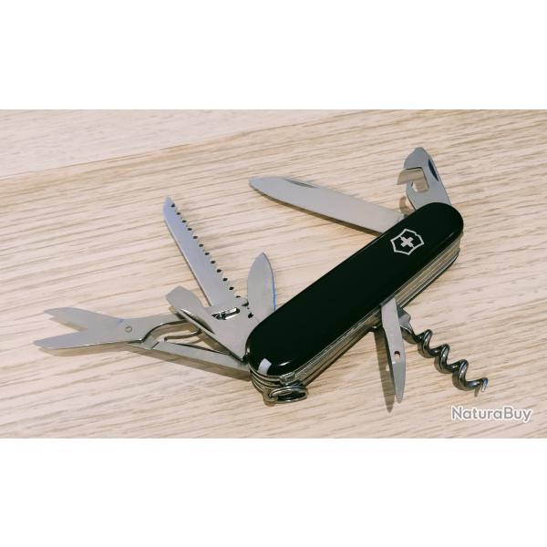 Victorinox couteau suisse Huntsman Vintage 1985-1991 noir