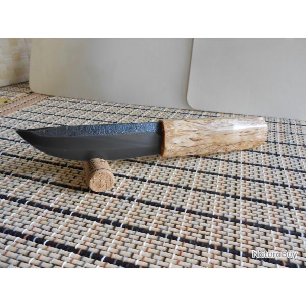 Couteau Puukko forg type Yakut artisanal