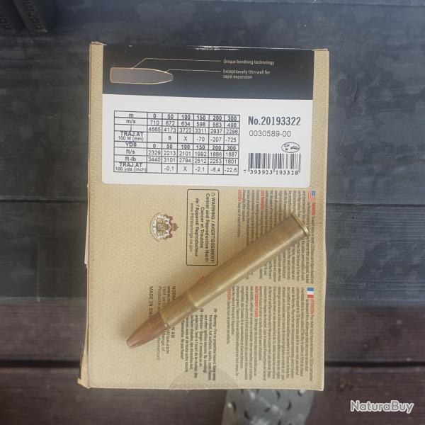 Balle Norma Oryx 9.3x74R 18.5G