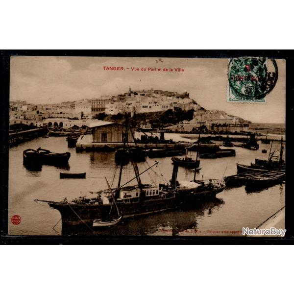 CPA - TANGER - Vue du Port et de la Ville  N3879